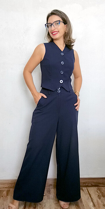 Curso modelagem, corte e costura de calça de alfaiataria feminina