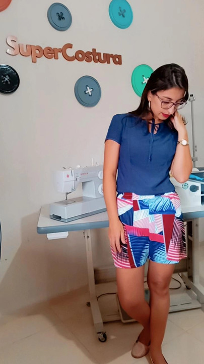 Minicurso: Short com elástico